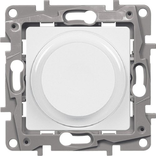 Светорегулятор поворотный без рамки Legrand Etika 5-300Вт белый картинка